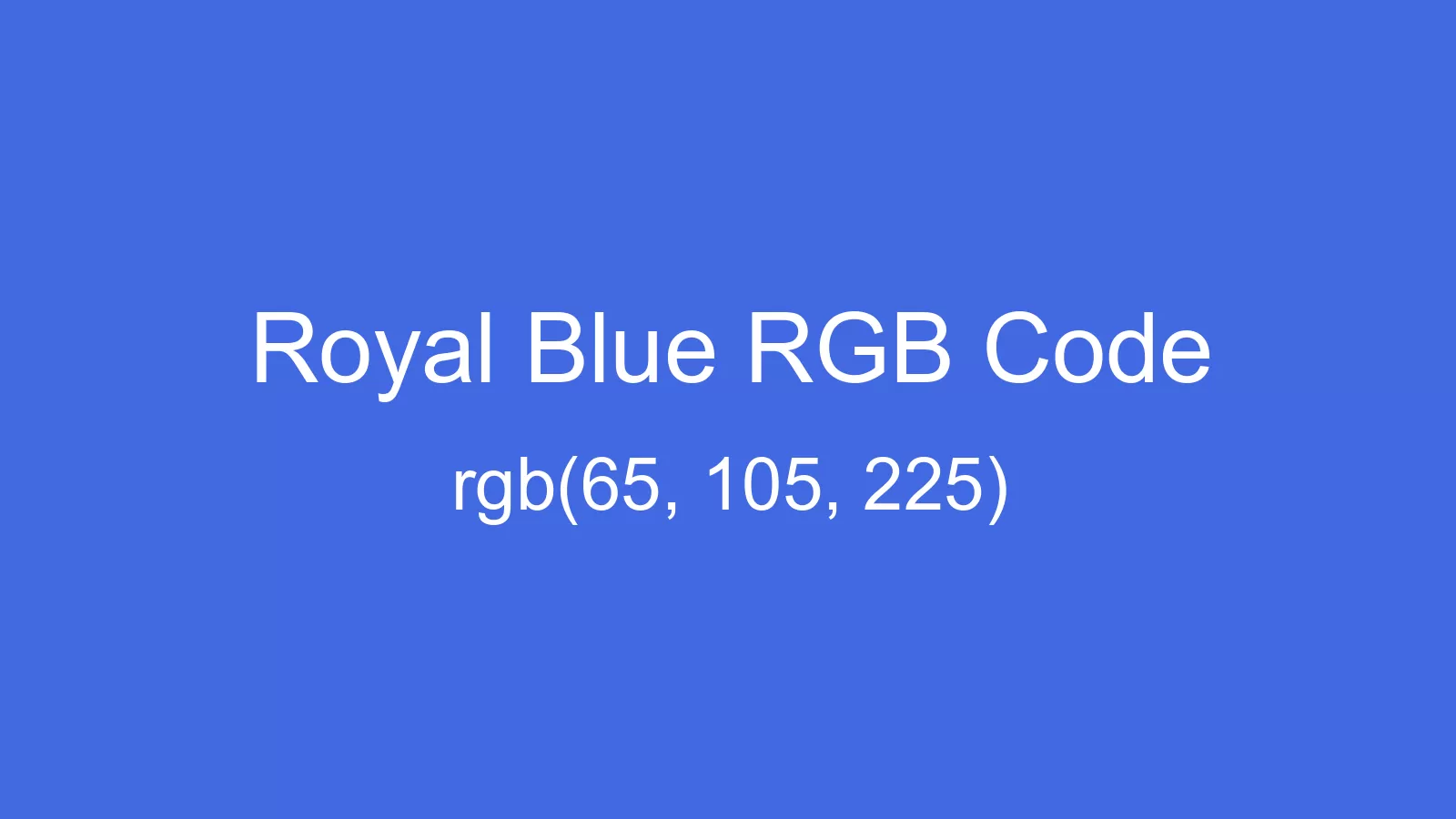 preview image of Royal Blue color and RGB code