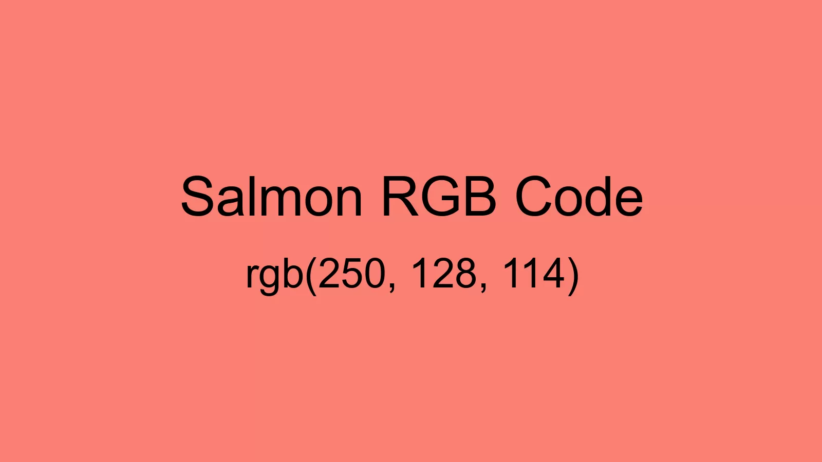 preview image of Salmon color and RGB code