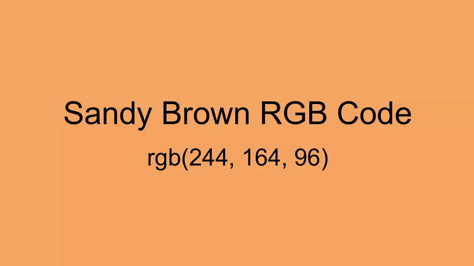 preview image of Sandy Brown color and RGB code