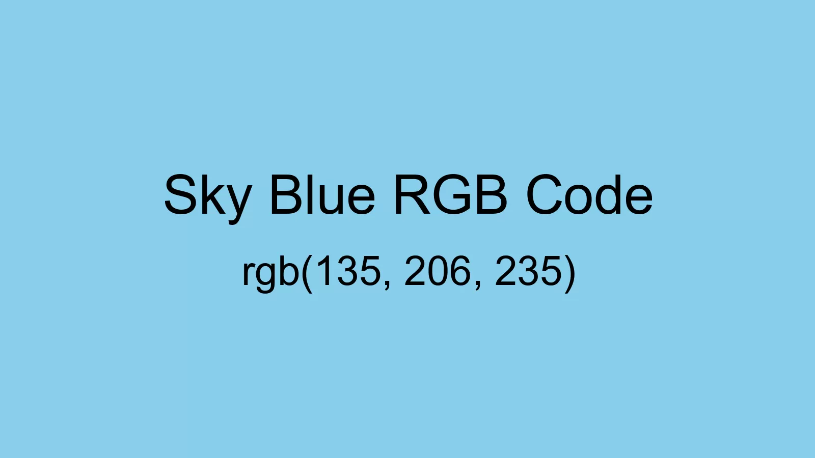 preview image of Sky Blue color and RGB code