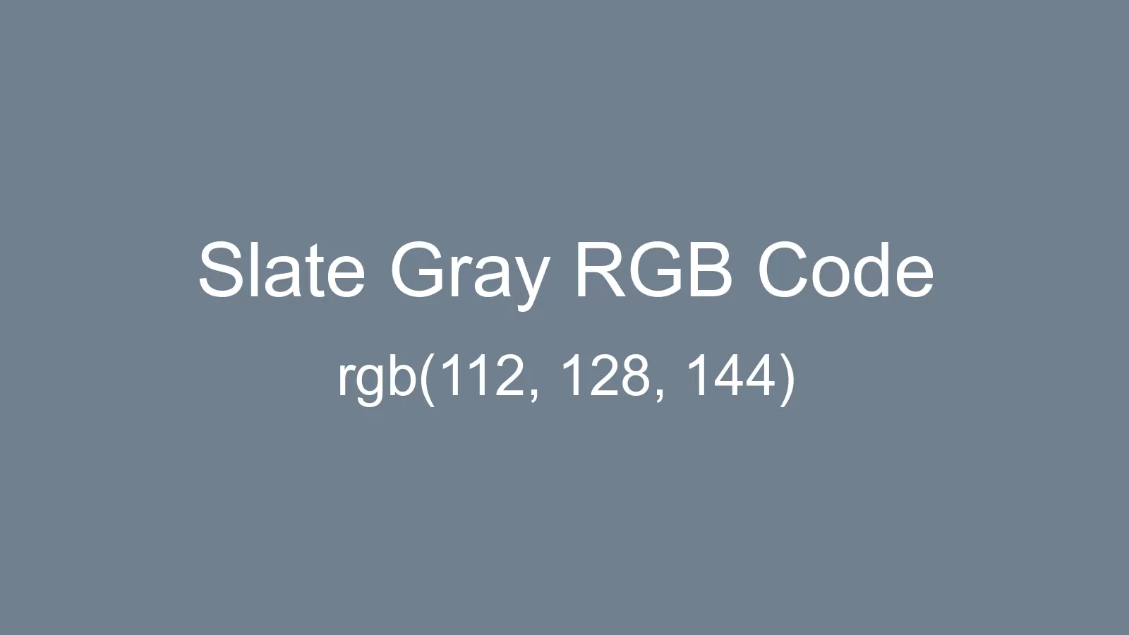 preview image of Slate Gray color and RGB code