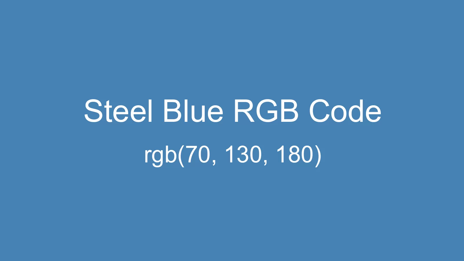 preview image of Steel Blue color and RGB code