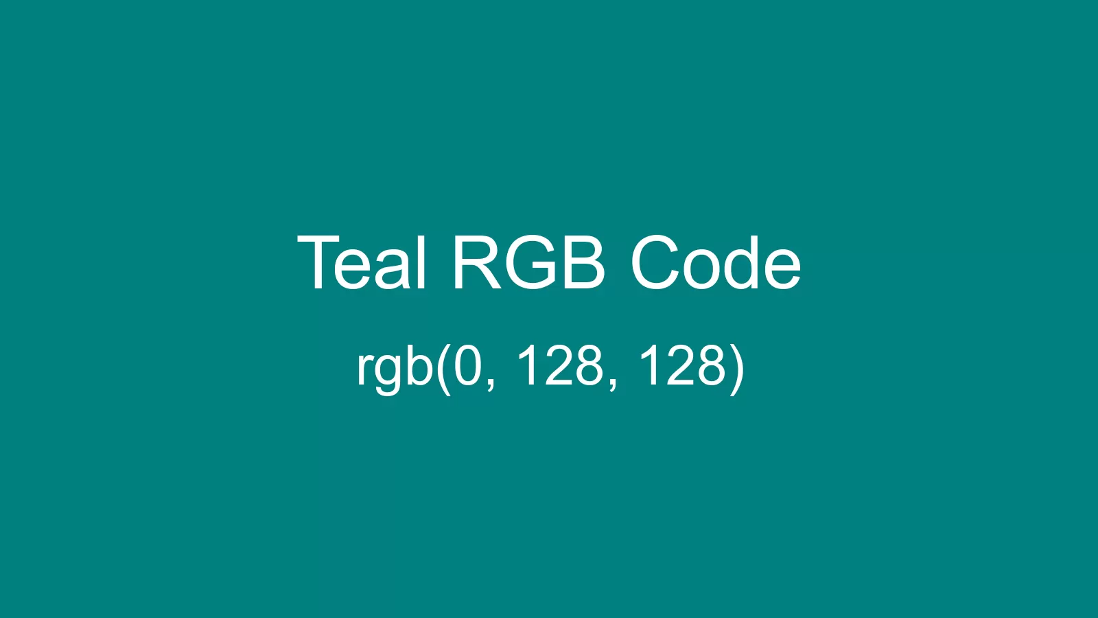 preview image of Teal color and RGB code