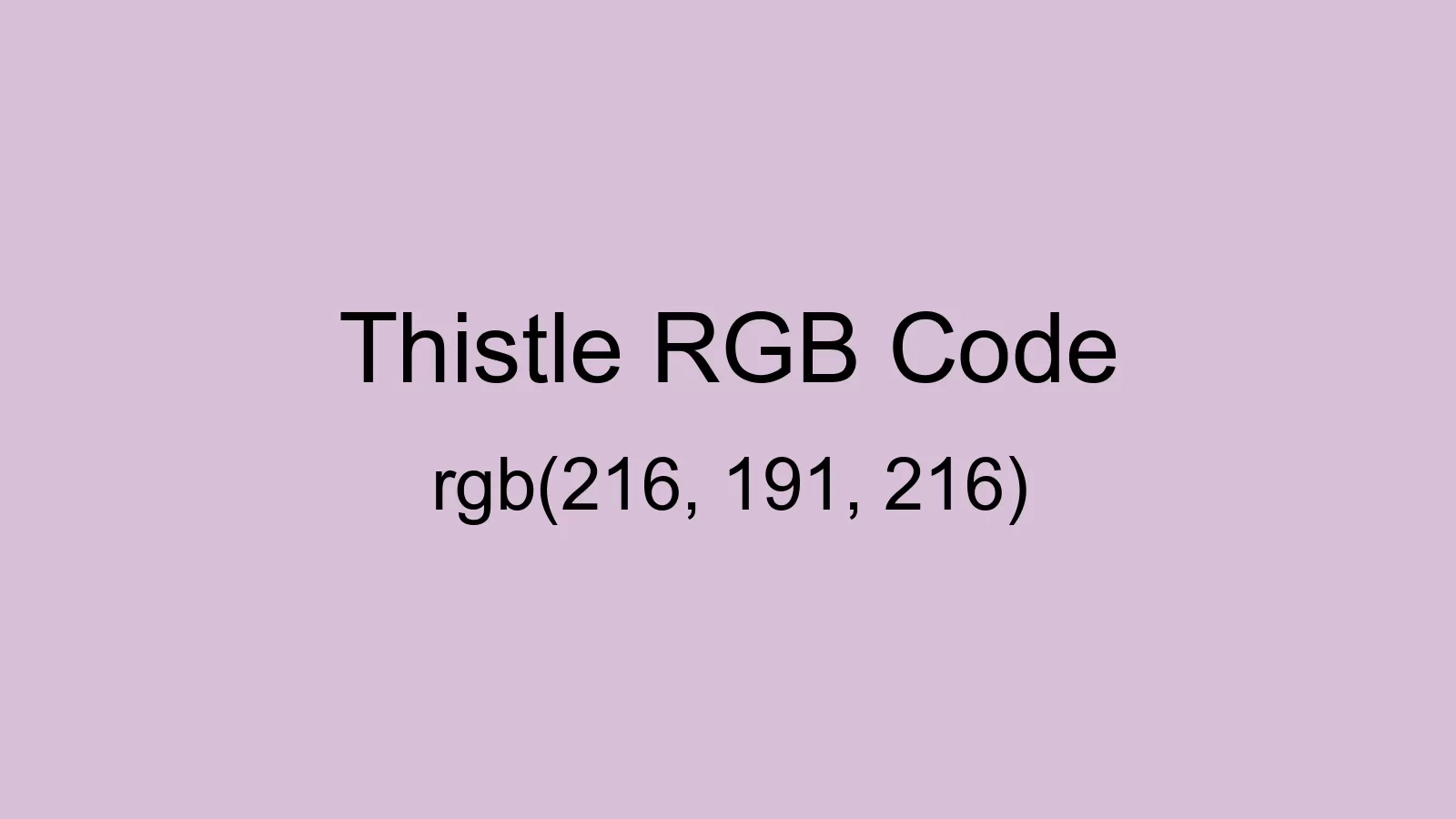 preview image of Thistle color and RGB code