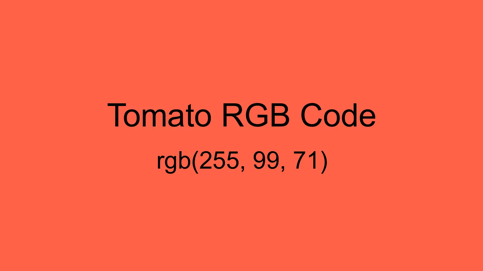 preview image of Tomato color and RGB code
