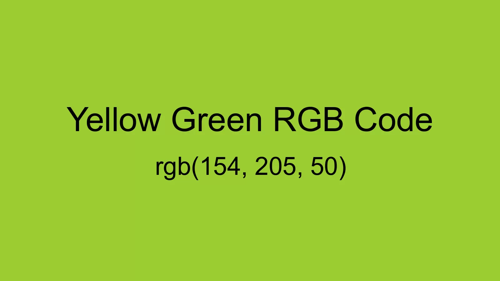 preview image of Yellow Green color and RGB code